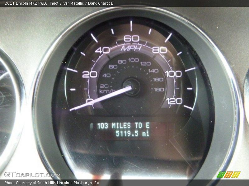 Ingot Silver Metallic / Dark Charcoal 2011 Lincoln MKZ FWD