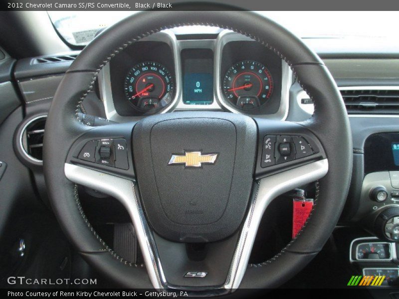Black / Black 2012 Chevrolet Camaro SS/RS Convertible