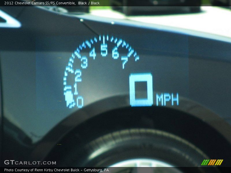 Black / Black 2012 Chevrolet Camaro SS/RS Convertible