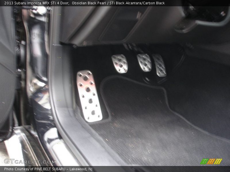 Obsidian Black Pearl / STi Black Alcantara/Carbon Black 2013 Subaru Impreza WRX STi 4 Door