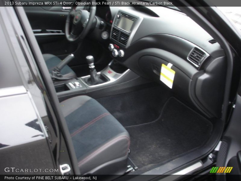 Obsidian Black Pearl / STi Black Alcantara/Carbon Black 2013 Subaru Impreza WRX STi 4 Door