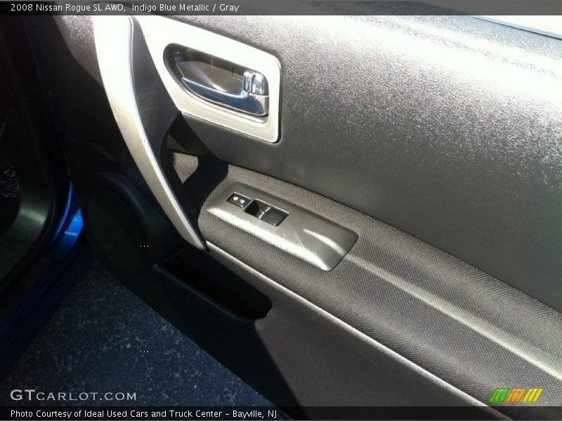 Indigo Blue Metallic / Gray 2008 Nissan Rogue SL AWD