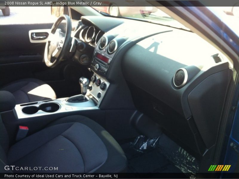 Indigo Blue Metallic / Gray 2008 Nissan Rogue SL AWD