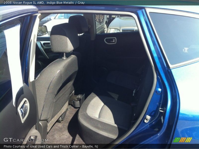 Indigo Blue Metallic / Gray 2008 Nissan Rogue SL AWD