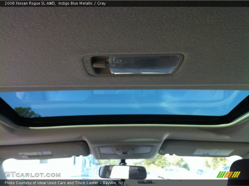 Indigo Blue Metallic / Gray 2008 Nissan Rogue SL AWD