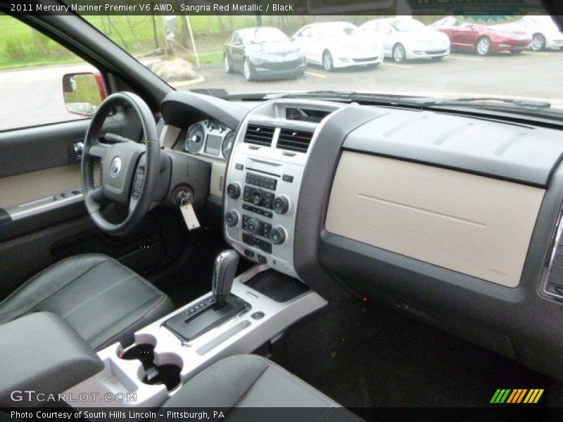 Dashboard of 2011 Mariner Premier V6 AWD