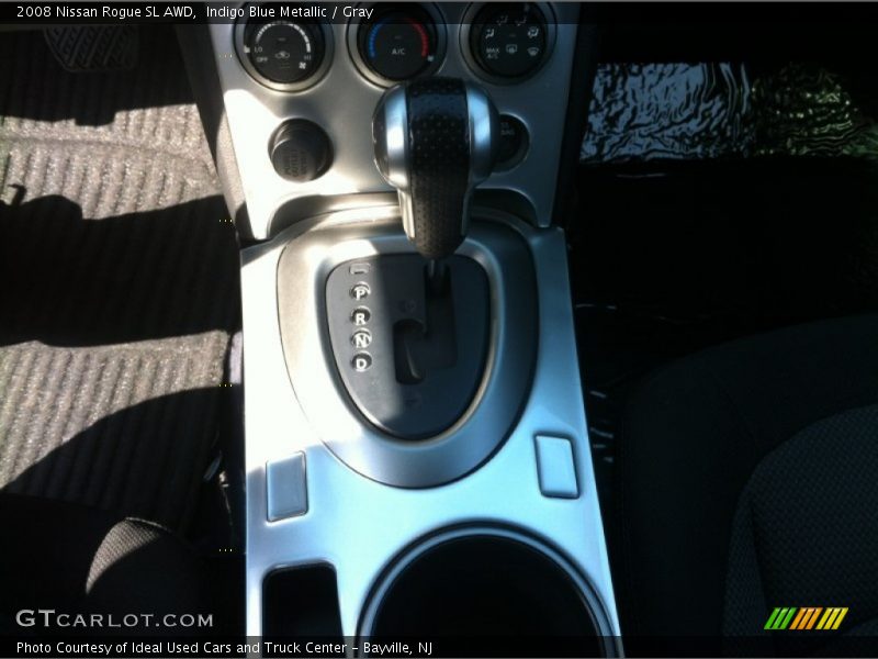 Indigo Blue Metallic / Gray 2008 Nissan Rogue SL AWD