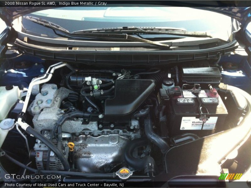 Indigo Blue Metallic / Gray 2008 Nissan Rogue SL AWD