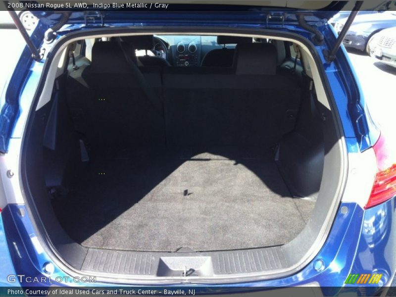 Indigo Blue Metallic / Gray 2008 Nissan Rogue SL AWD