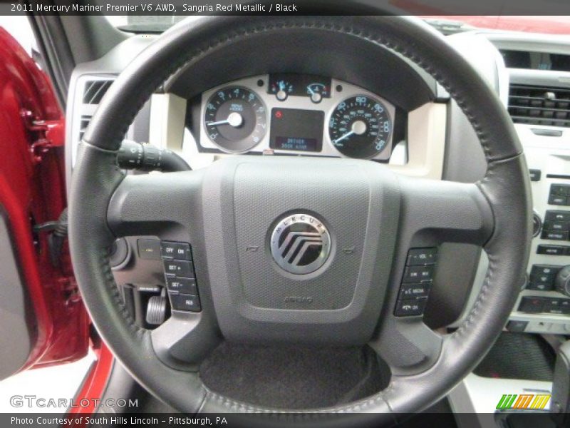  2011 Mariner Premier V6 AWD Steering Wheel