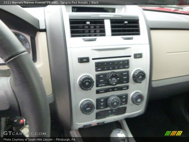 Sangria Red Metallic / Black 2011 Mercury Mariner Premier V6 AWD