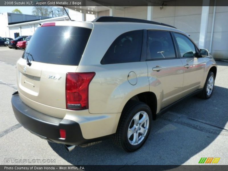 Aspen Gold Metallic / Beige 2008 Suzuki XL7