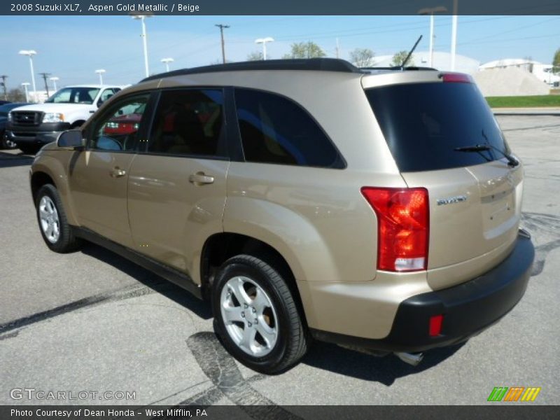 Aspen Gold Metallic / Beige 2008 Suzuki XL7