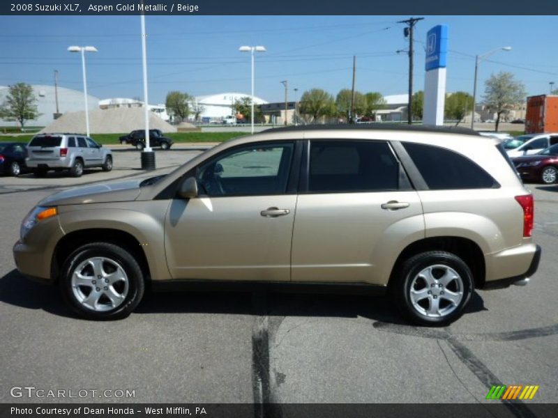 Aspen Gold Metallic / Beige 2008 Suzuki XL7