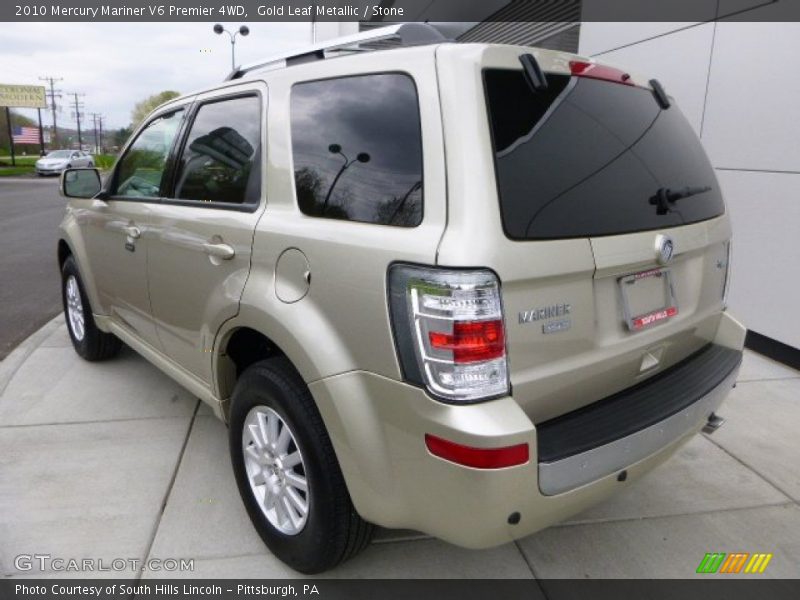 Gold Leaf Metallic / Stone 2010 Mercury Mariner V6 Premier 4WD