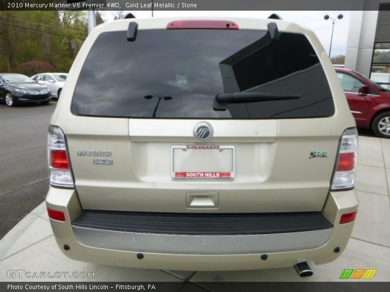 Gold Leaf Metallic / Stone 2010 Mercury Mariner V6 Premier 4WD