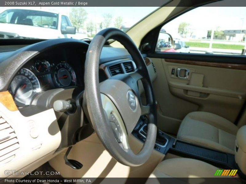 Aspen Gold Metallic / Beige 2008 Suzuki XL7