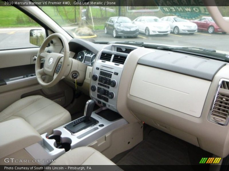 Gold Leaf Metallic / Stone 2010 Mercury Mariner V6 Premier 4WD
