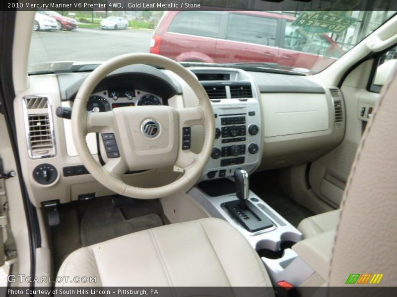 Gold Leaf Metallic / Stone 2010 Mercury Mariner V6 Premier 4WD