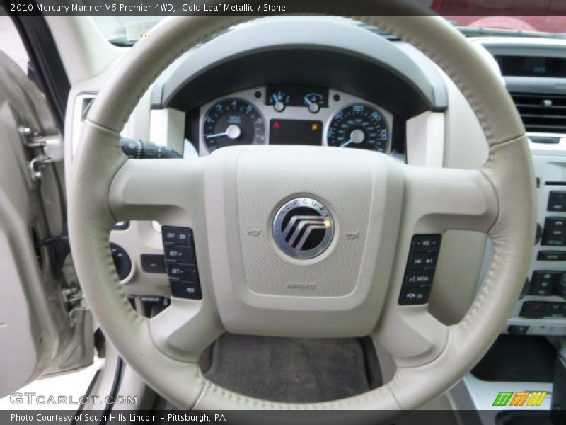 Gold Leaf Metallic / Stone 2010 Mercury Mariner V6 Premier 4WD