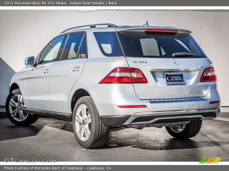 Iridium Silver Metallic / Black 2013 Mercedes-Benz ML 350 4Matic
