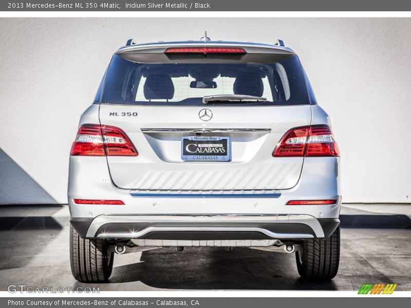 Iridium Silver Metallic / Black 2013 Mercedes-Benz ML 350 4Matic