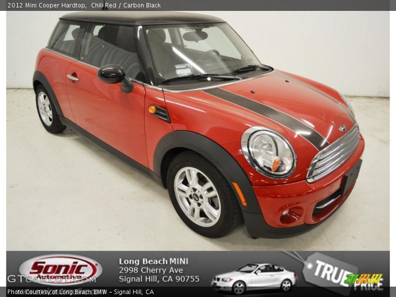 Chili Red / Carbon Black 2012 Mini Cooper Hardtop