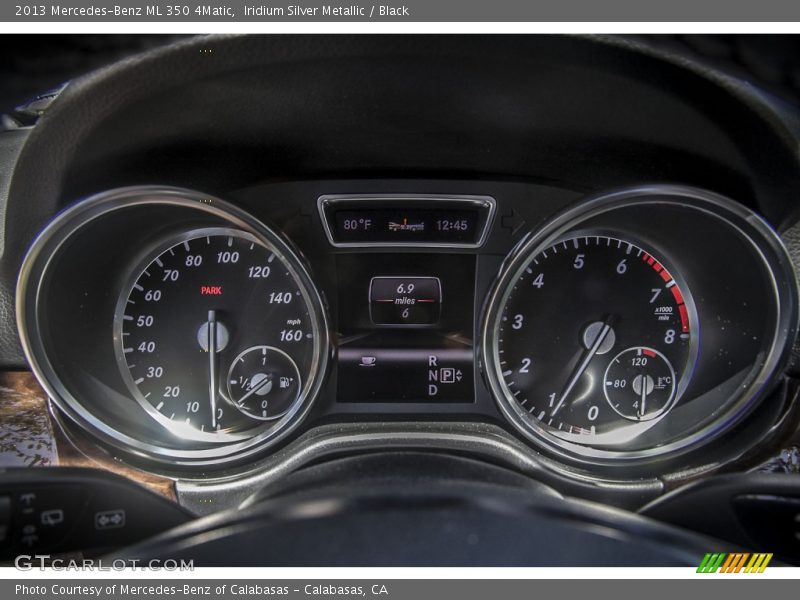 Iridium Silver Metallic / Black 2013 Mercedes-Benz ML 350 4Matic