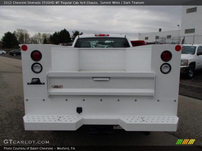 Summit White / Dark Titanium 2013 Chevrolet Silverado 3500HD WT Regular Cab 4x4 Chassis