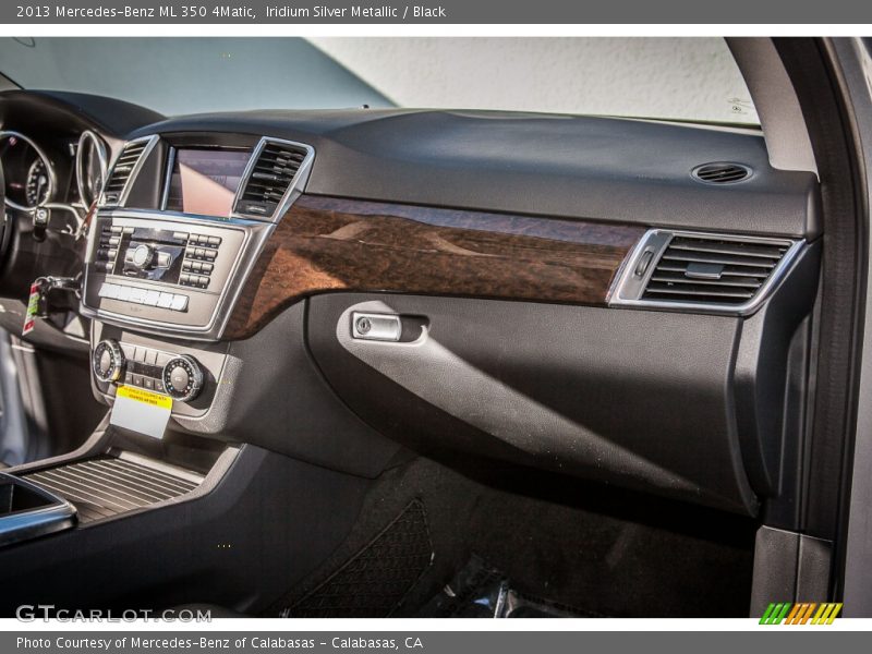 Iridium Silver Metallic / Black 2013 Mercedes-Benz ML 350 4Matic