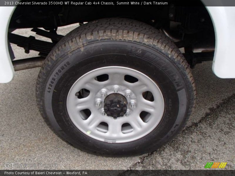 Summit White / Dark Titanium 2013 Chevrolet Silverado 3500HD WT Regular Cab 4x4 Chassis