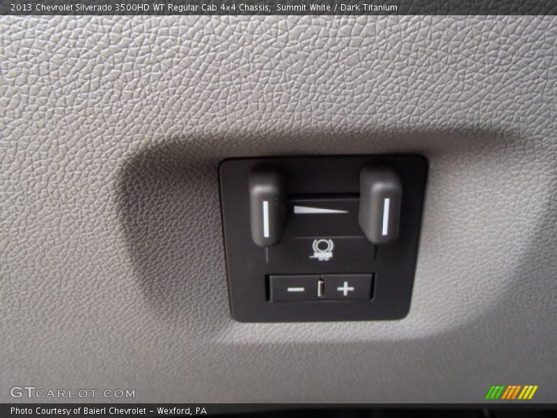Summit White / Dark Titanium 2013 Chevrolet Silverado 3500HD WT Regular Cab 4x4 Chassis
