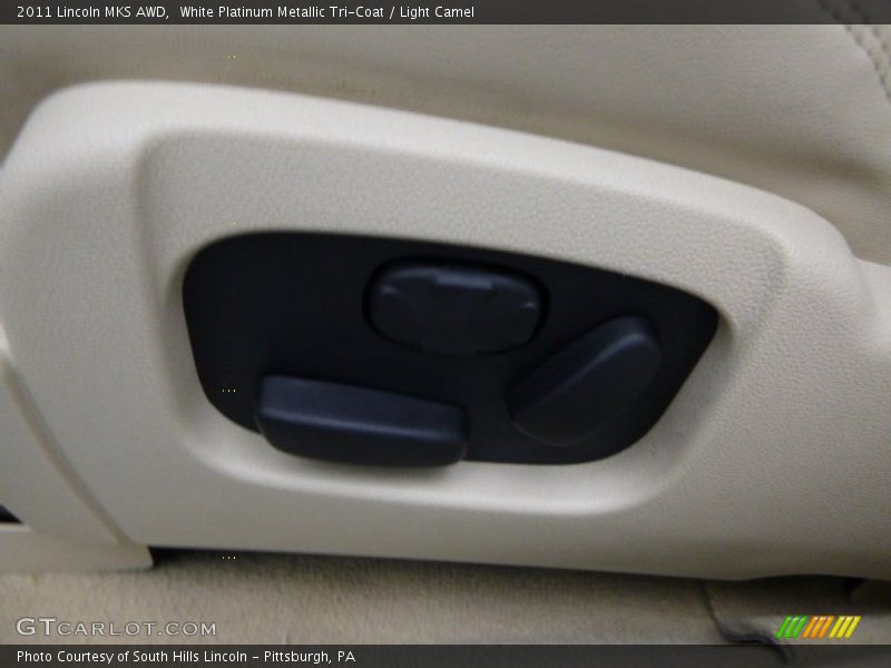 White Platinum Metallic Tri-Coat / Light Camel 2011 Lincoln MKS AWD