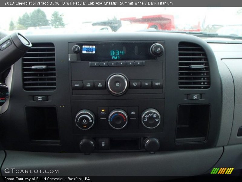 Summit White / Dark Titanium 2013 Chevrolet Silverado 3500HD WT Regular Cab 4x4 Chassis