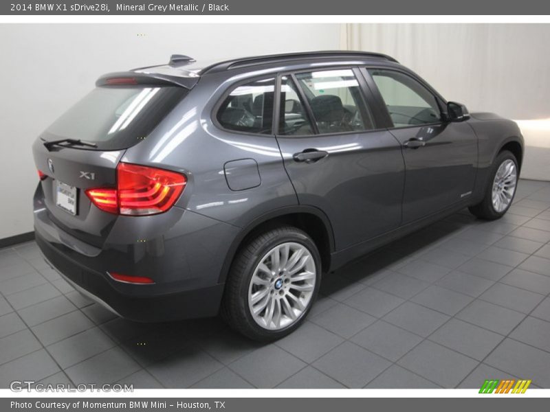 Mineral Grey Metallic / Black 2014 BMW X1 sDrive28i