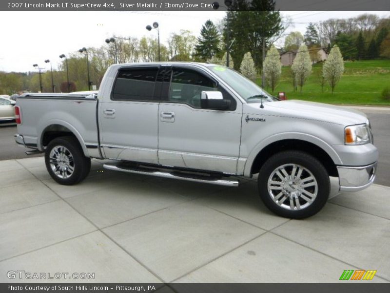 Silver Metallic / Ebony/Dove Grey 2007 Lincoln Mark LT SuperCrew 4x4