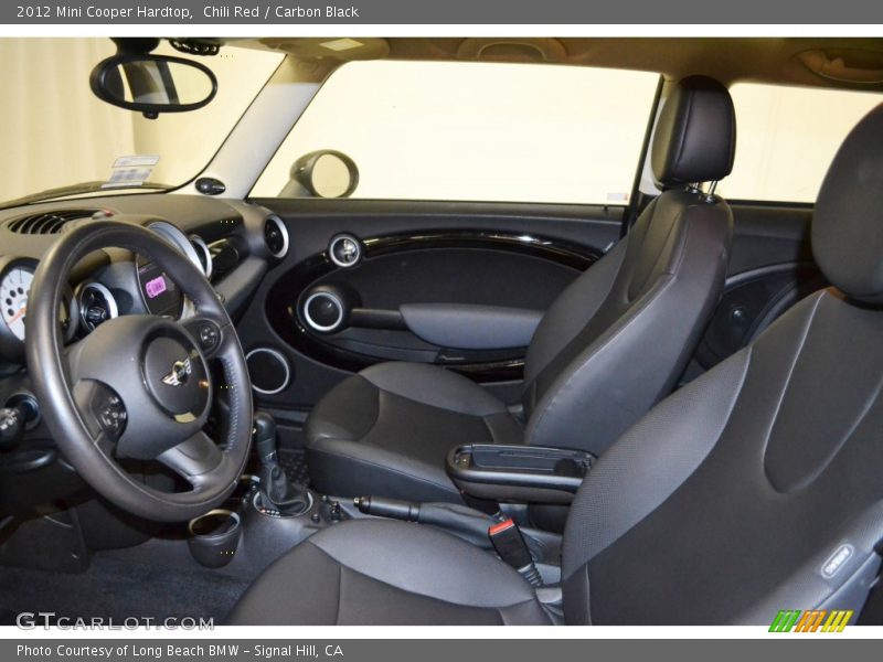 Chili Red / Carbon Black 2012 Mini Cooper Hardtop