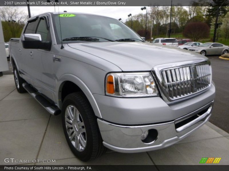 Silver Metallic / Ebony/Dove Grey 2007 Lincoln Mark LT SuperCrew 4x4