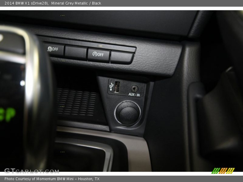 Mineral Grey Metallic / Black 2014 BMW X1 sDrive28i