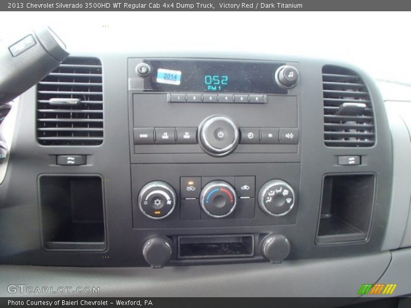 Victory Red / Dark Titanium 2013 Chevrolet Silverado 3500HD WT Regular Cab 4x4 Dump Truck