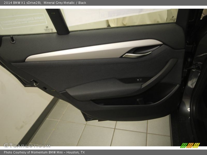 Mineral Grey Metallic / Black 2014 BMW X1 sDrive28i