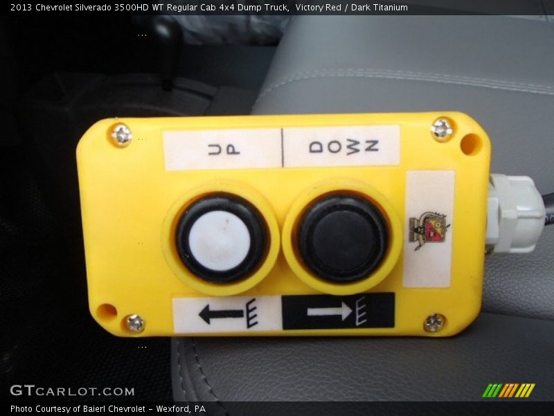 Victory Red / Dark Titanium 2013 Chevrolet Silverado 3500HD WT Regular Cab 4x4 Dump Truck