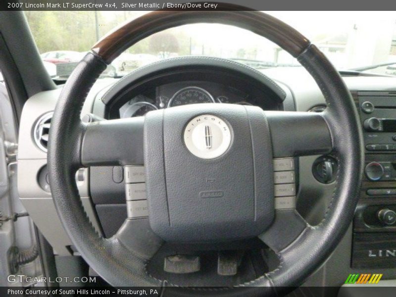Silver Metallic / Ebony/Dove Grey 2007 Lincoln Mark LT SuperCrew 4x4