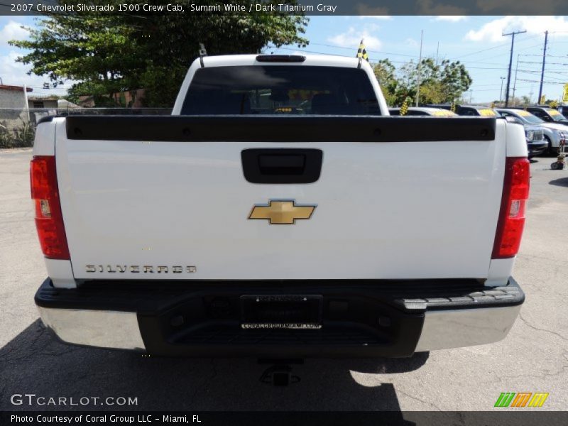 Summit White / Dark Titanium Gray 2007 Chevrolet Silverado 1500 Crew Cab