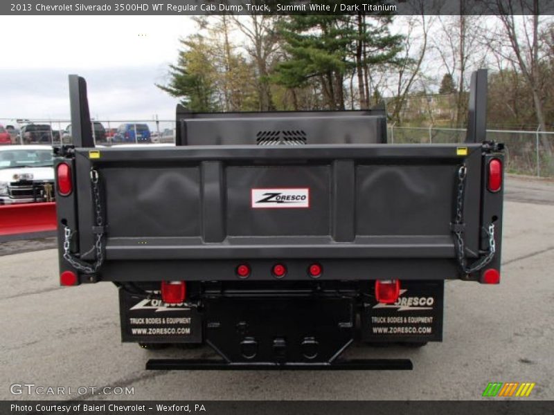 Summit White / Dark Titanium 2013 Chevrolet Silverado 3500HD WT Regular Cab Dump Truck