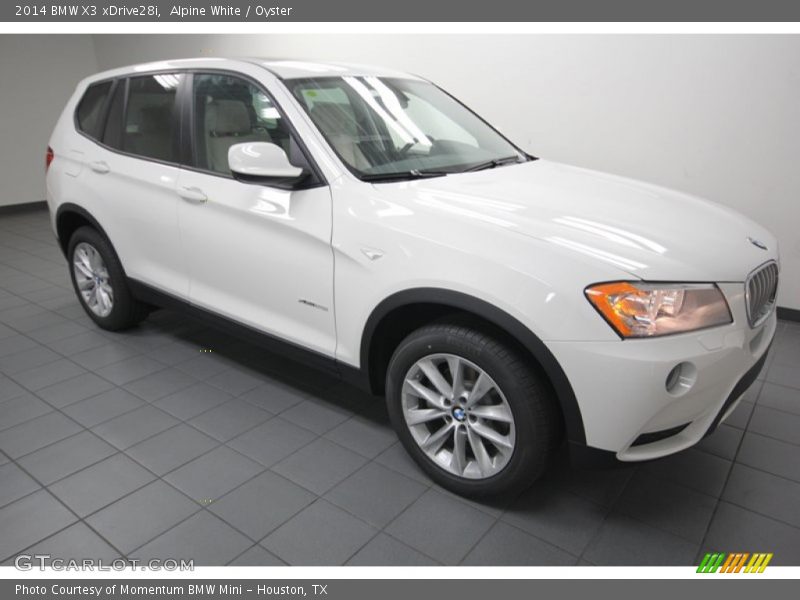 Front 3/4 View of 2014 X3 xDrive28i