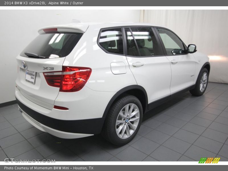 Alpine White / Oyster 2014 BMW X3 xDrive28i