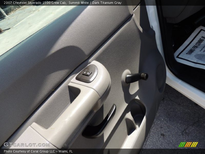 Summit White / Dark Titanium Gray 2007 Chevrolet Silverado 1500 Crew Cab