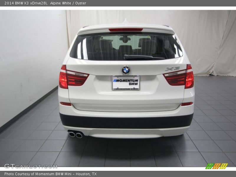 Alpine White / Oyster 2014 BMW X3 xDrive28i