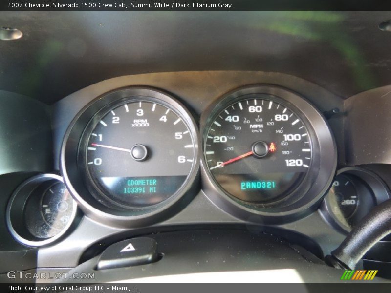 Summit White / Dark Titanium Gray 2007 Chevrolet Silverado 1500 Crew Cab